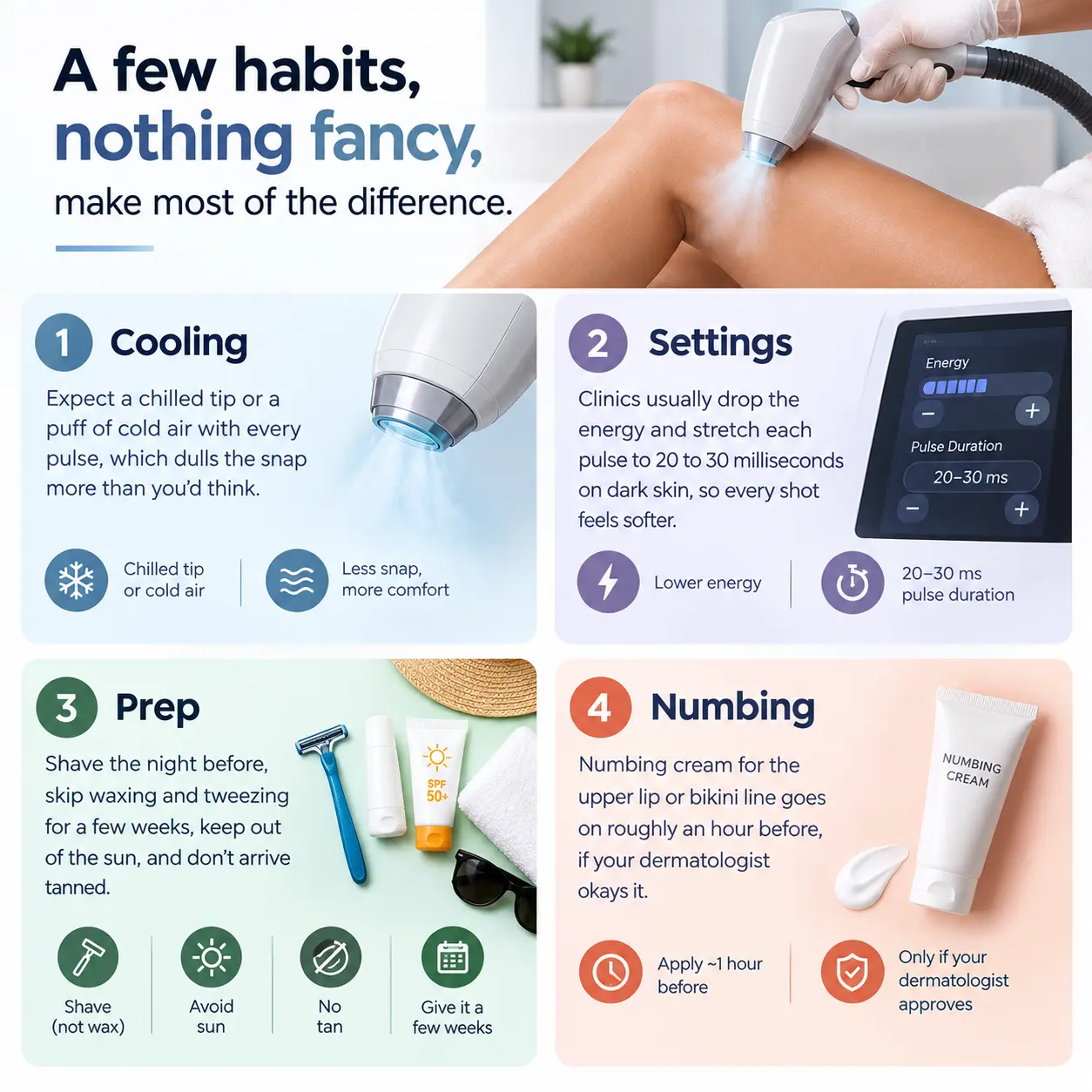 Laser Hair Removal Comfort Guide | Dr Swetha Cosmodermcentre Laser Hair Removal Comfort Guide